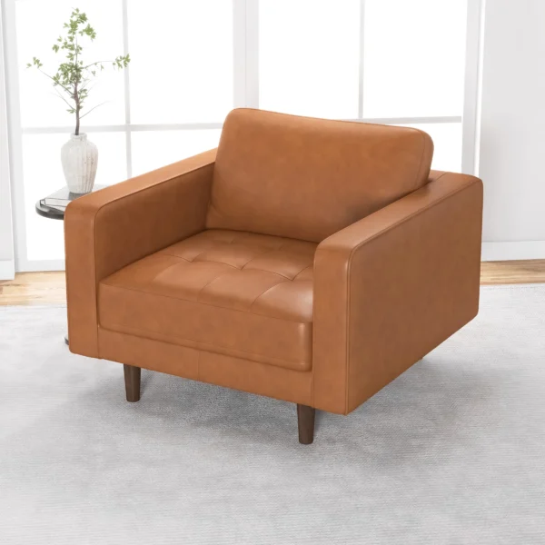 Catherine Leather Lounge Chair 2