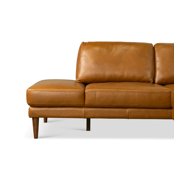 Maxwell Leather Sectional Sofa 6