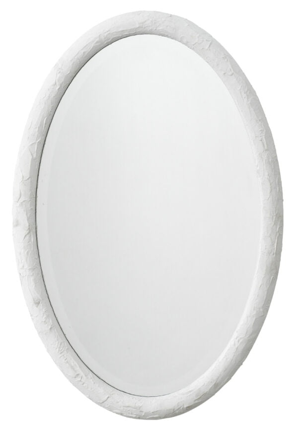 Ovation Oval Mirror White