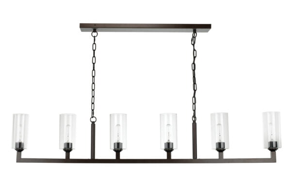 Linear 6 Light Chandelier