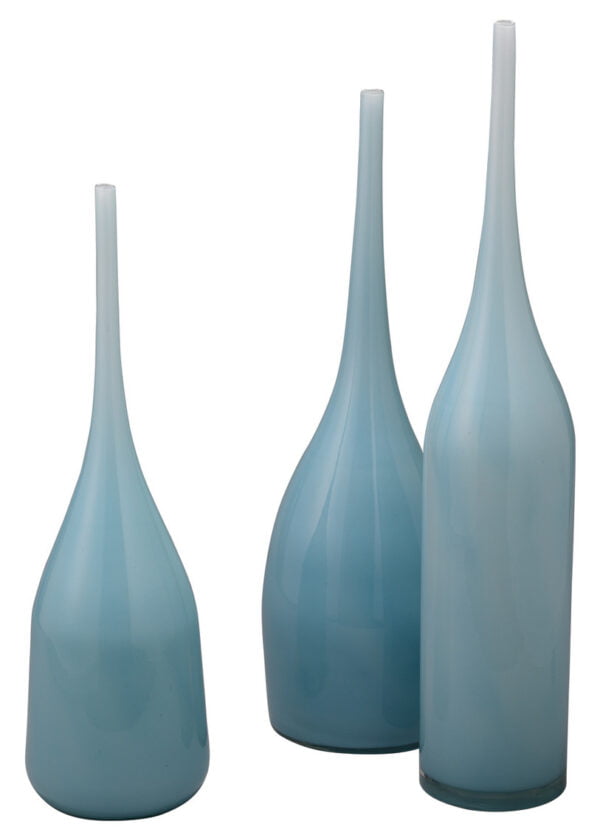Pixie Decorative Vases Set of 3 Blue 5
