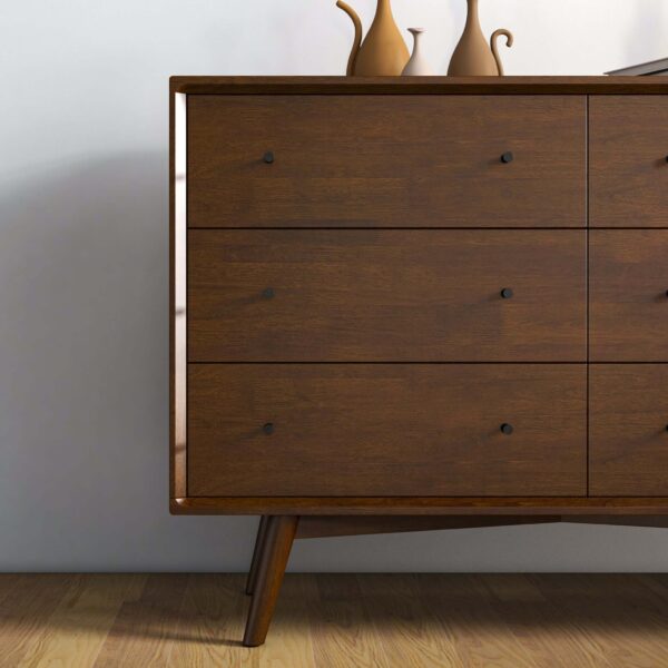 Caroline Mid Century Modern Solid Wood Dresser 3