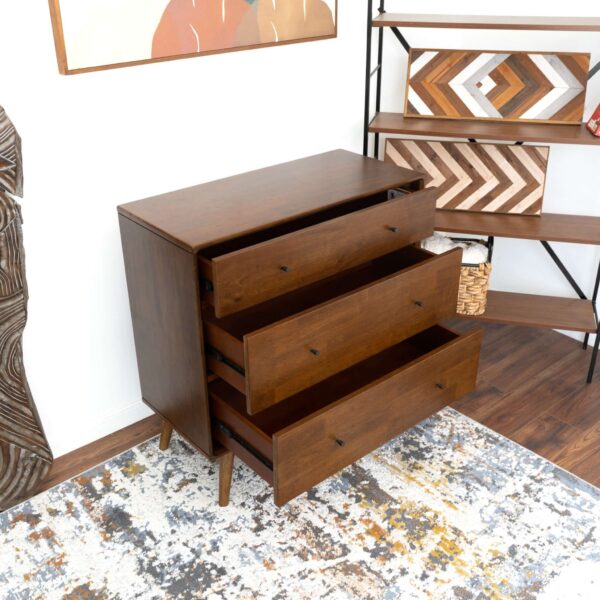 Caroline Mid Century Modern Solid Wood Dresser 6