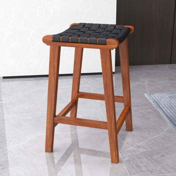 leather bar stool